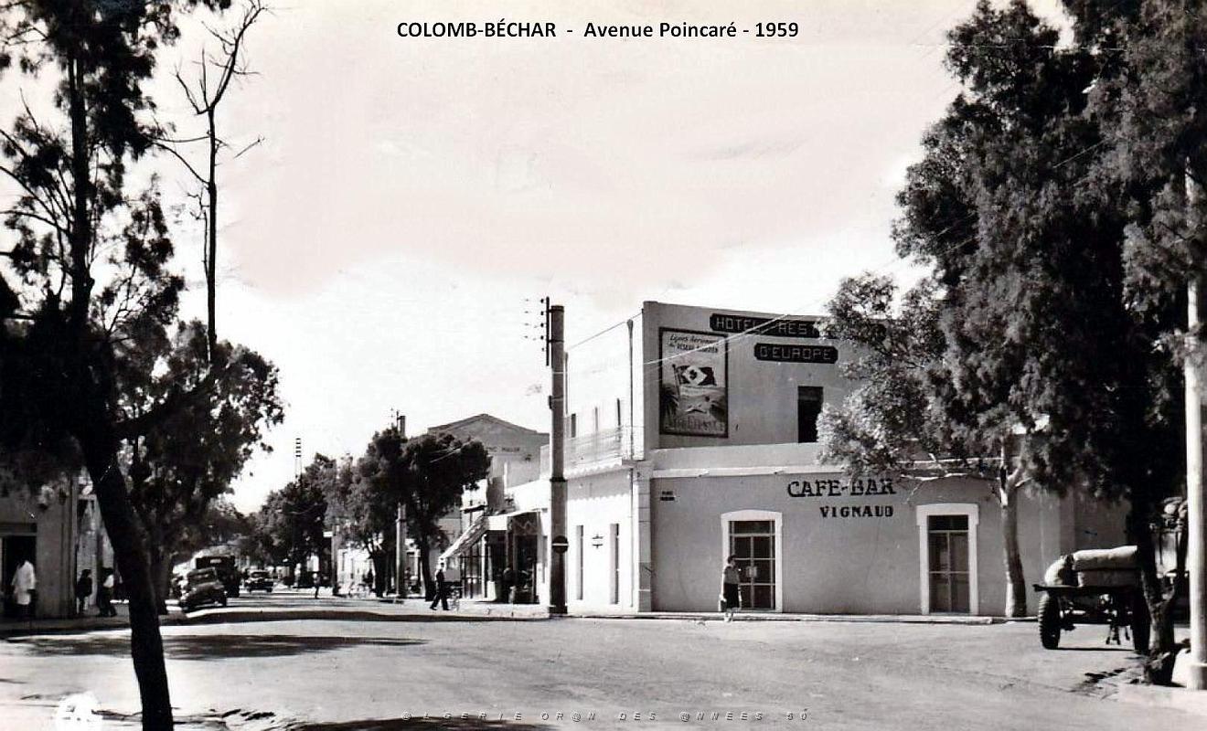 Colomb-Bechar - Avenue Poincare - 1959.jpg